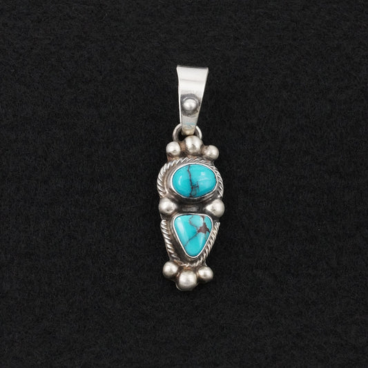 Kathleen Livingston Turquoise & Sterling Silver Pendant