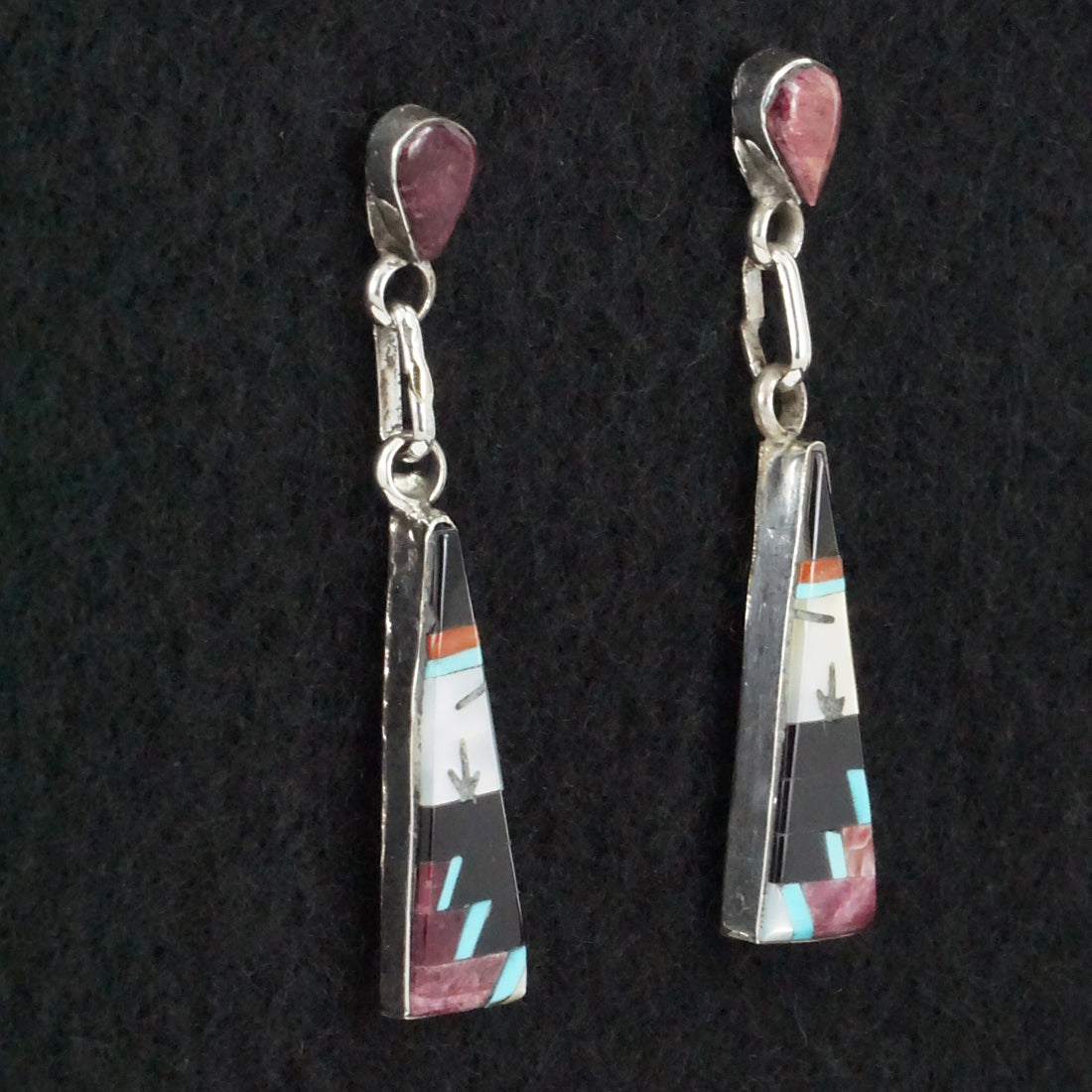 Jason Bobelu Multi-Stone & Sterling Silver Earrings