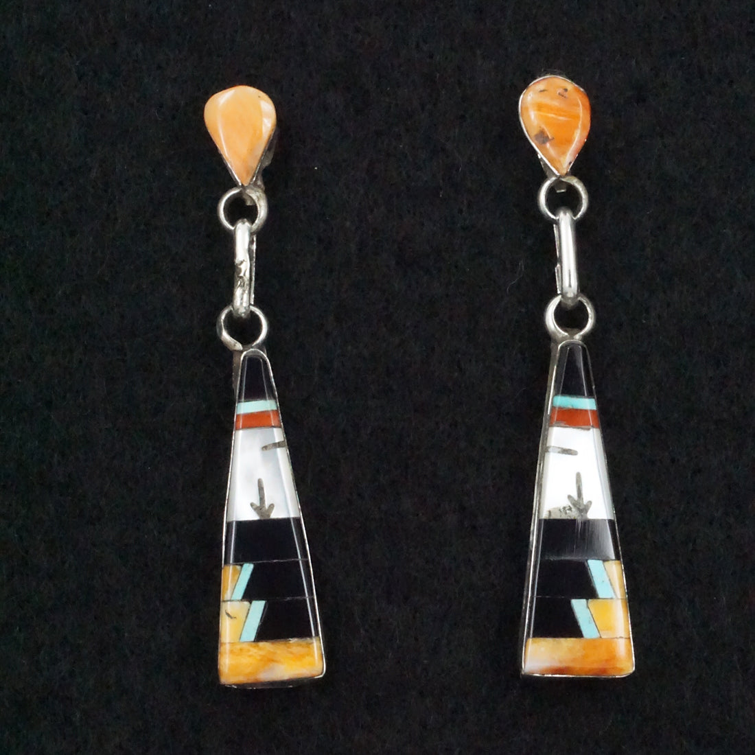 Jason Bobelu Multi-Stone & Sterling Silver Earrings