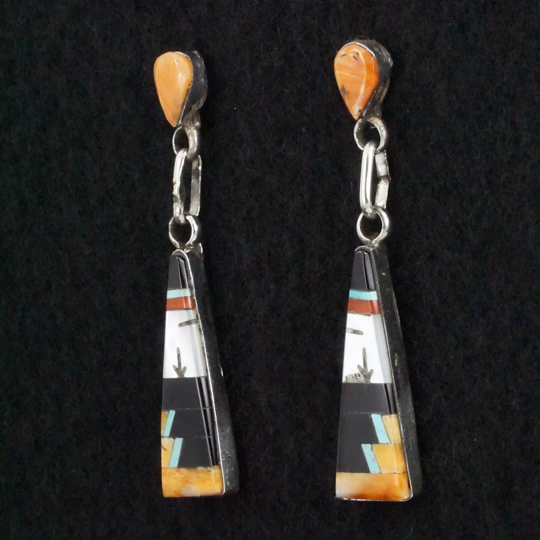 Jason Bobelu Multi-Stone & Sterling Silver Earrings