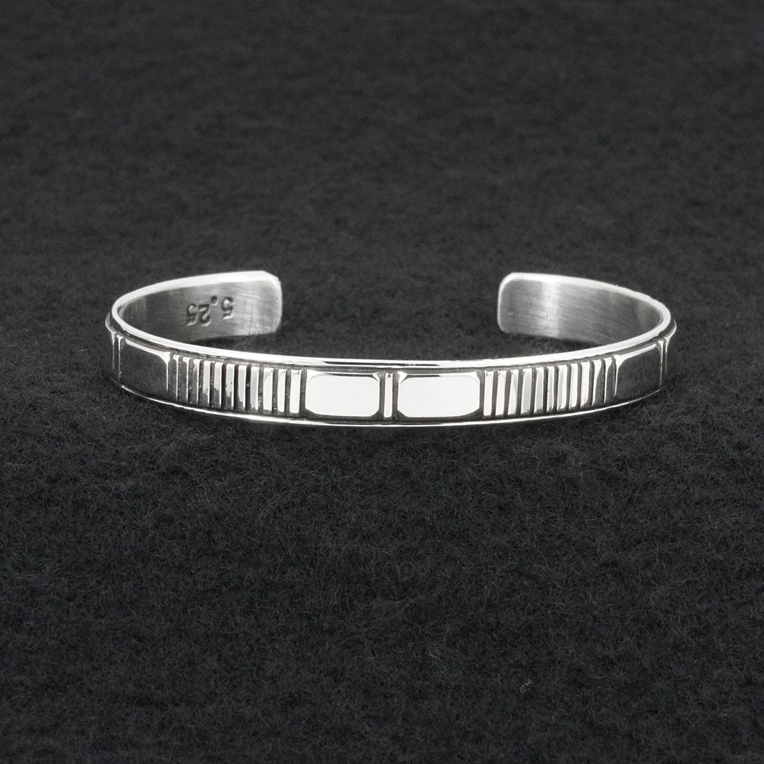 Jonathan Nez Sterling Silver Bracelet