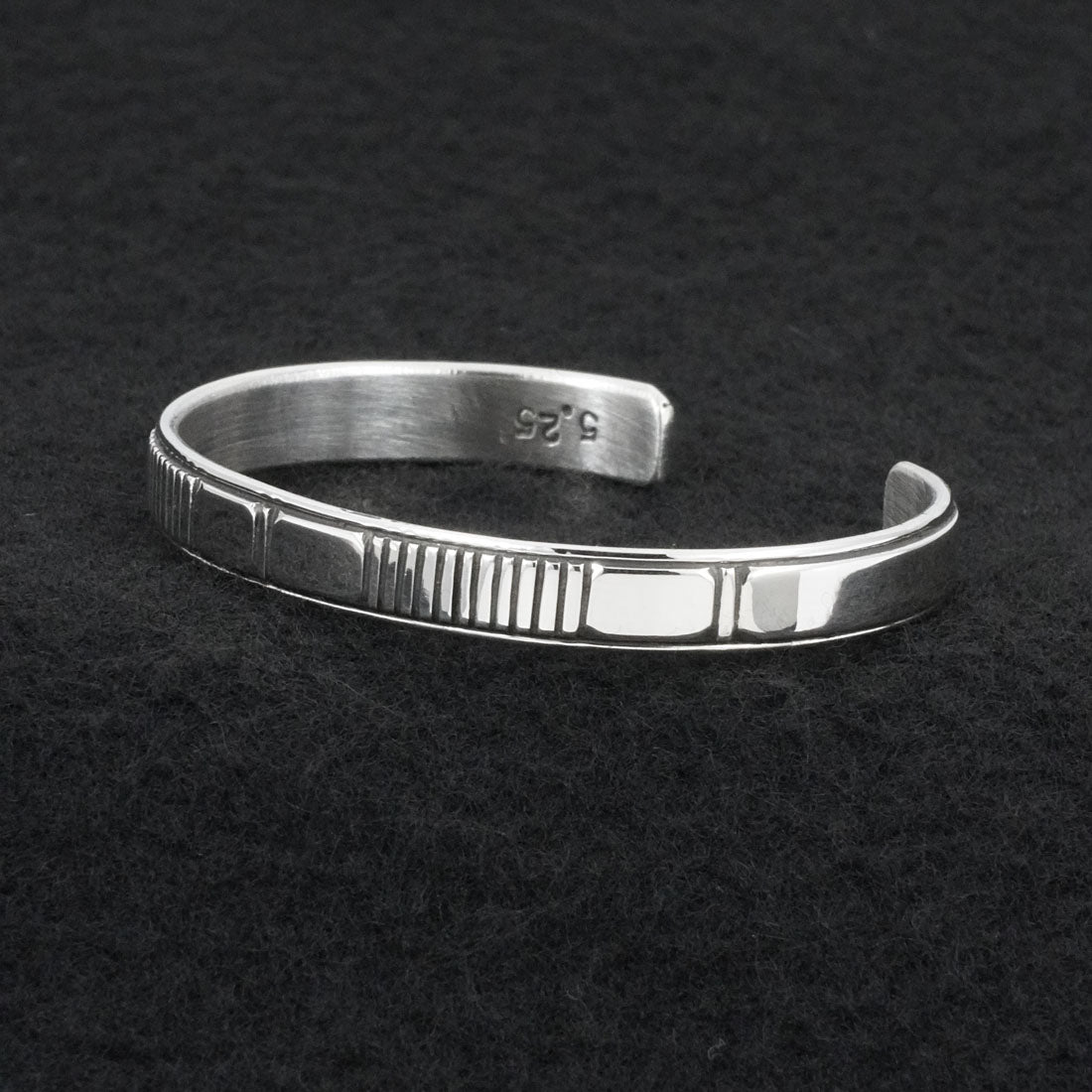 Jonathan Nez Sterling Silver Bracelet
