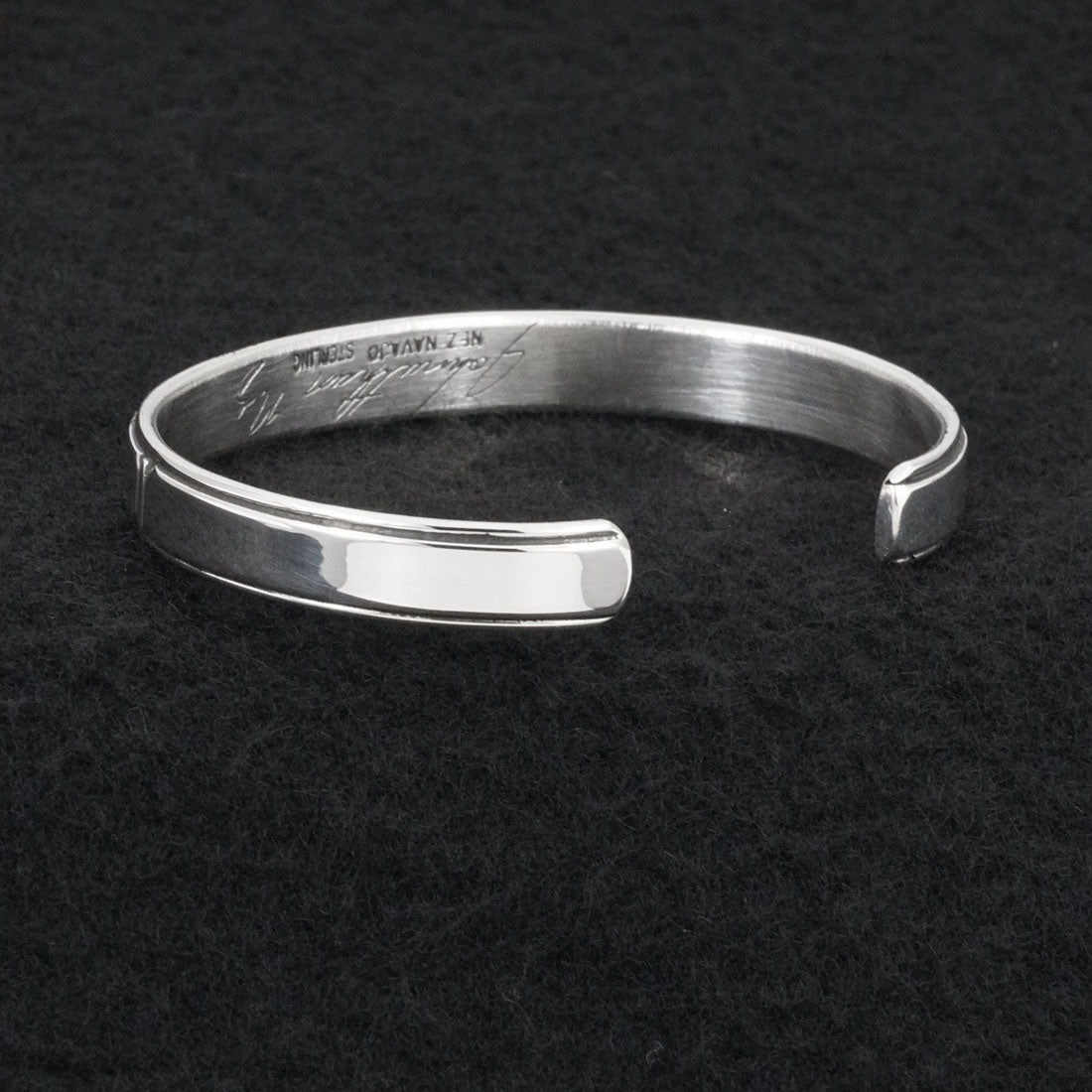 Jonathan Nez Sterling Silver Bracelet