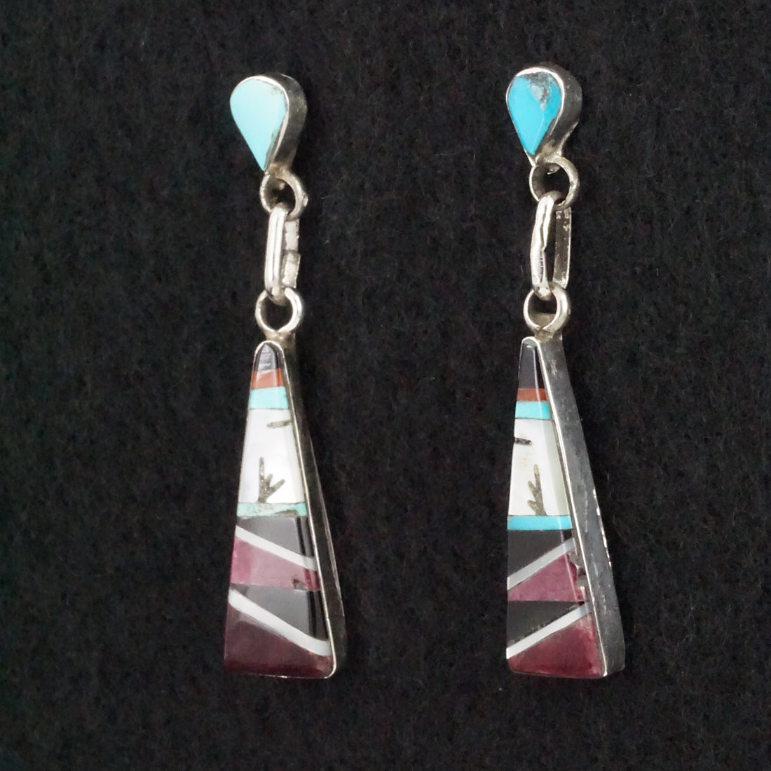 Jason Bobelu Multi-Stone & Sterling Silver Earrings