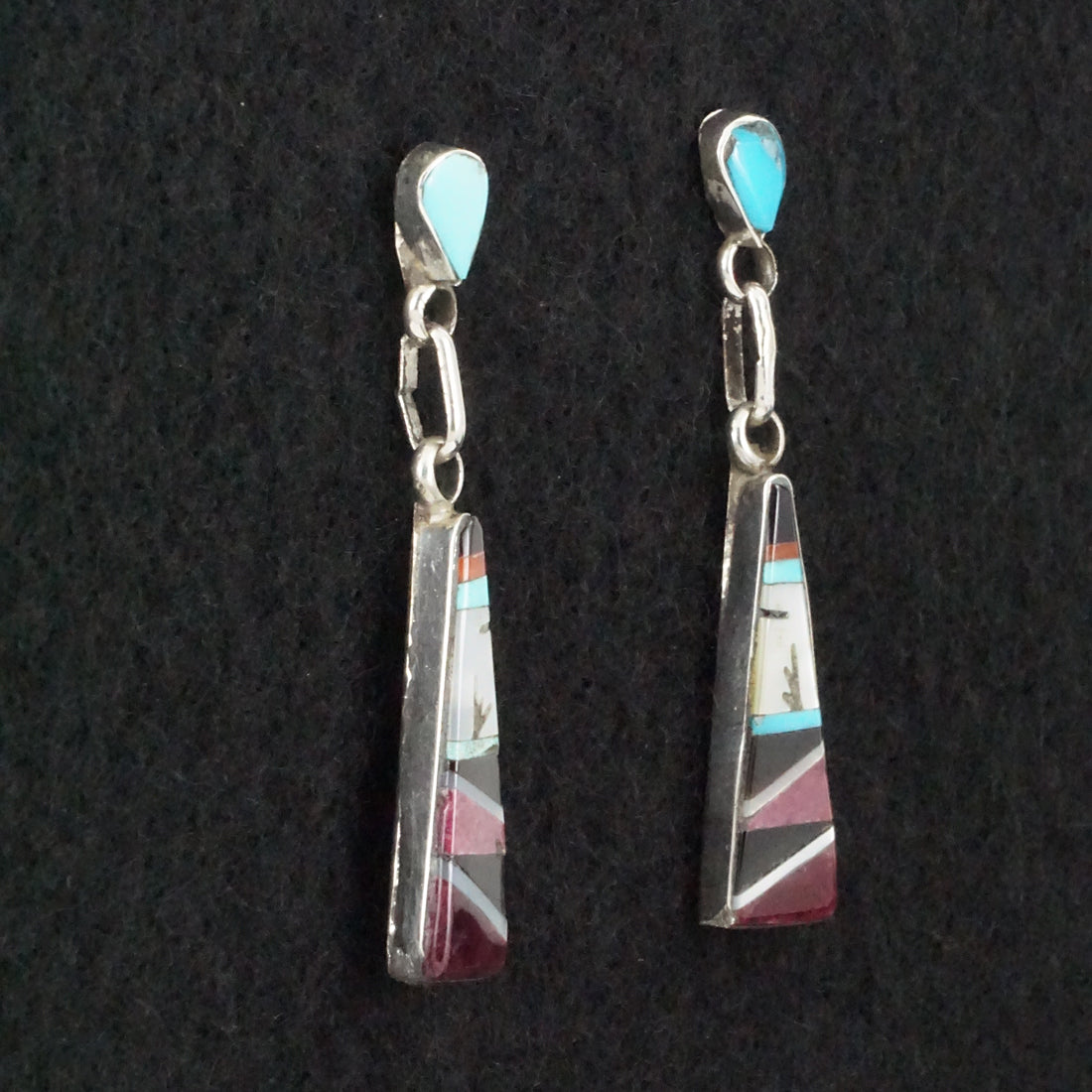 Jason Bobelu Multi-Stone & Sterling Silver Earrings