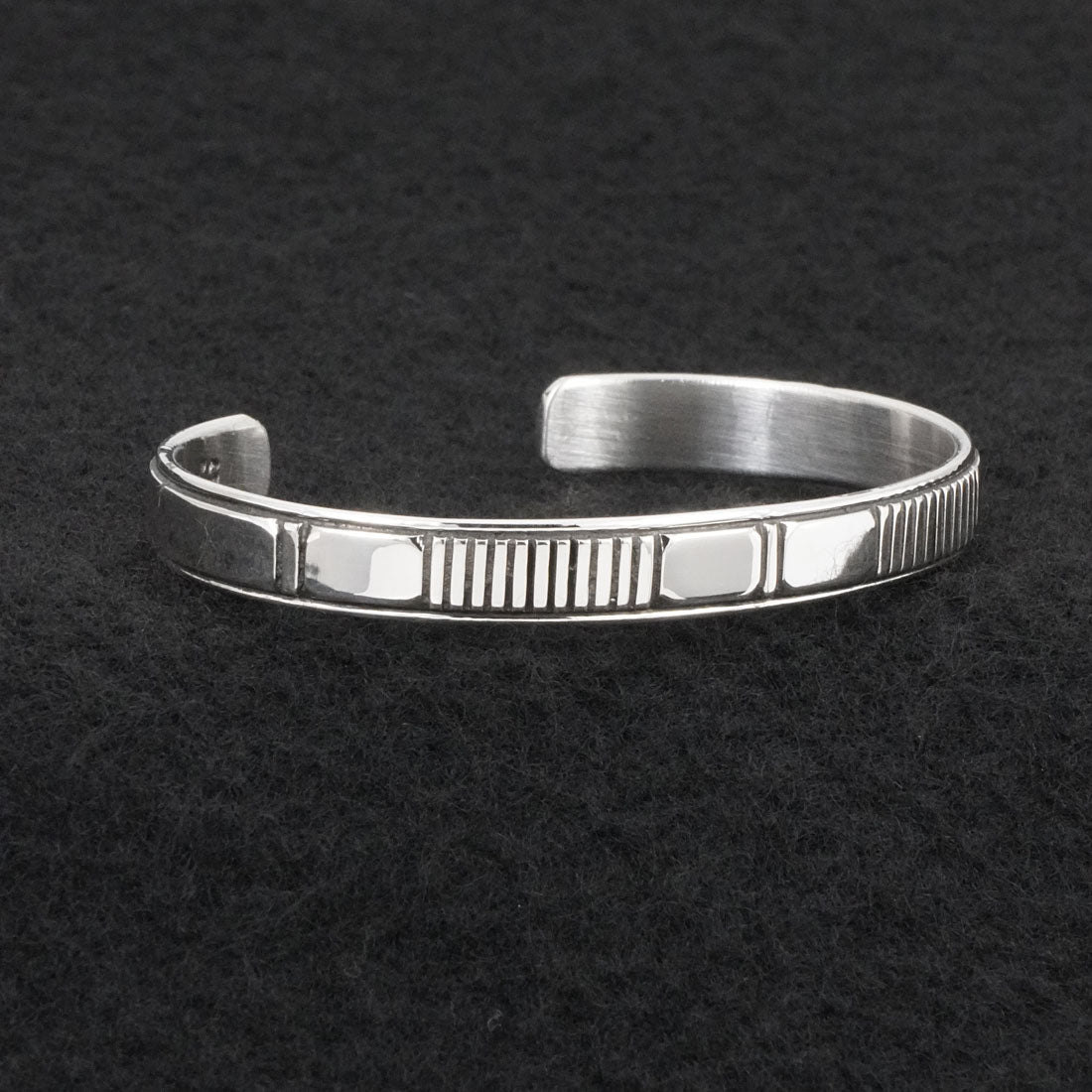 Jonathan Nez Sterling Silver Bracelet