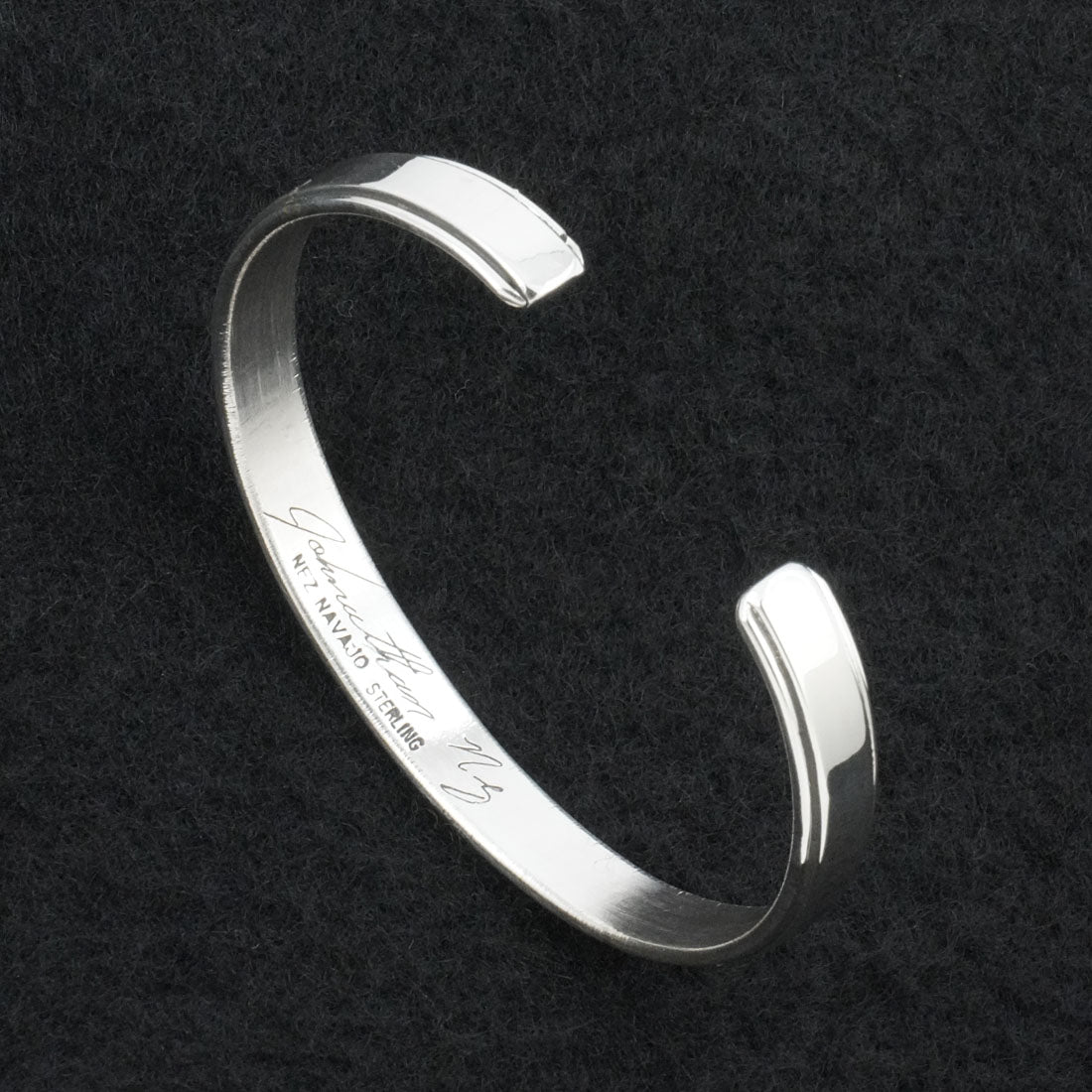 Jonathan Nez Sterling Silver Bracelet