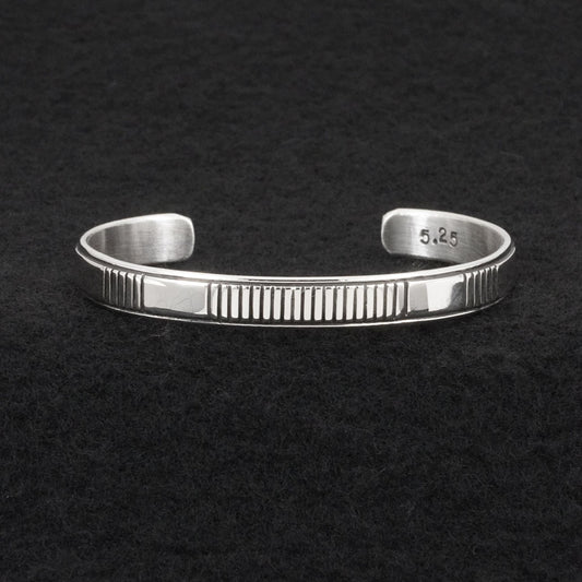 Jonathan Nez Sterling Silver Bracelet
