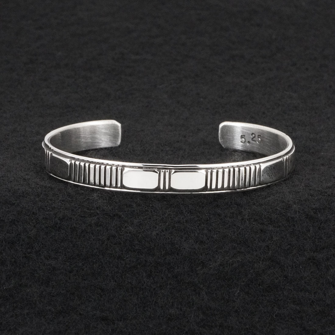 Jonathan Nez Sterling Silver Bracelet