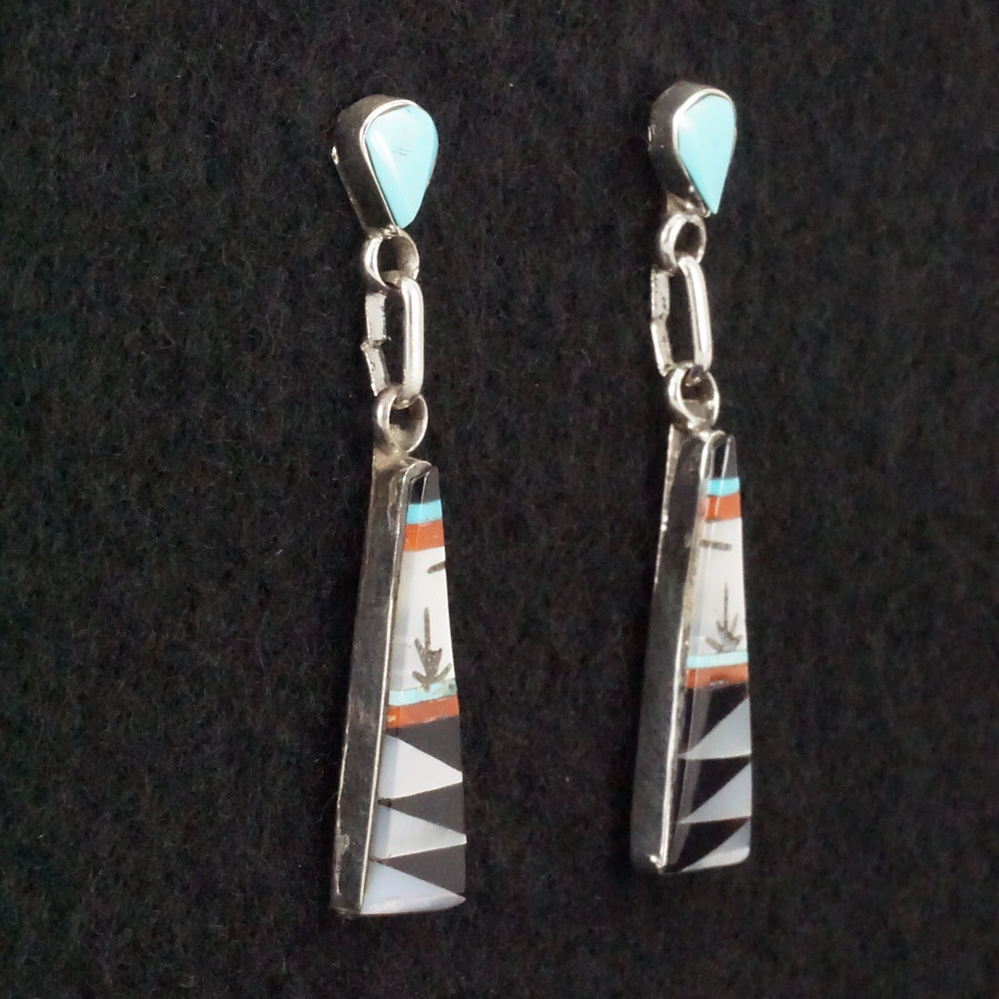 Jason Bobelu Multi-Stone & Sterling Silver Earrings