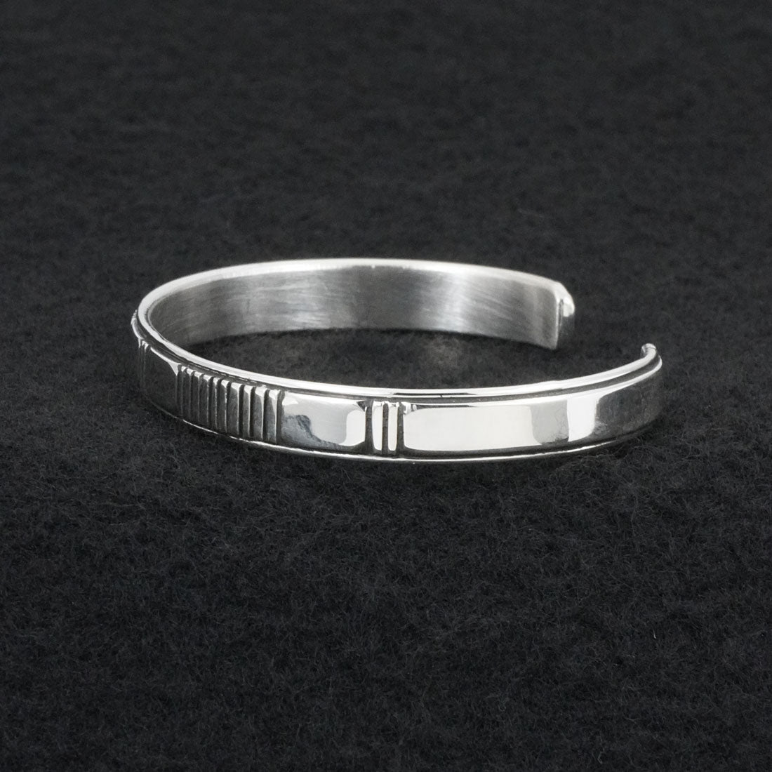 Jonathan Nez Sterling Silver Bracelet