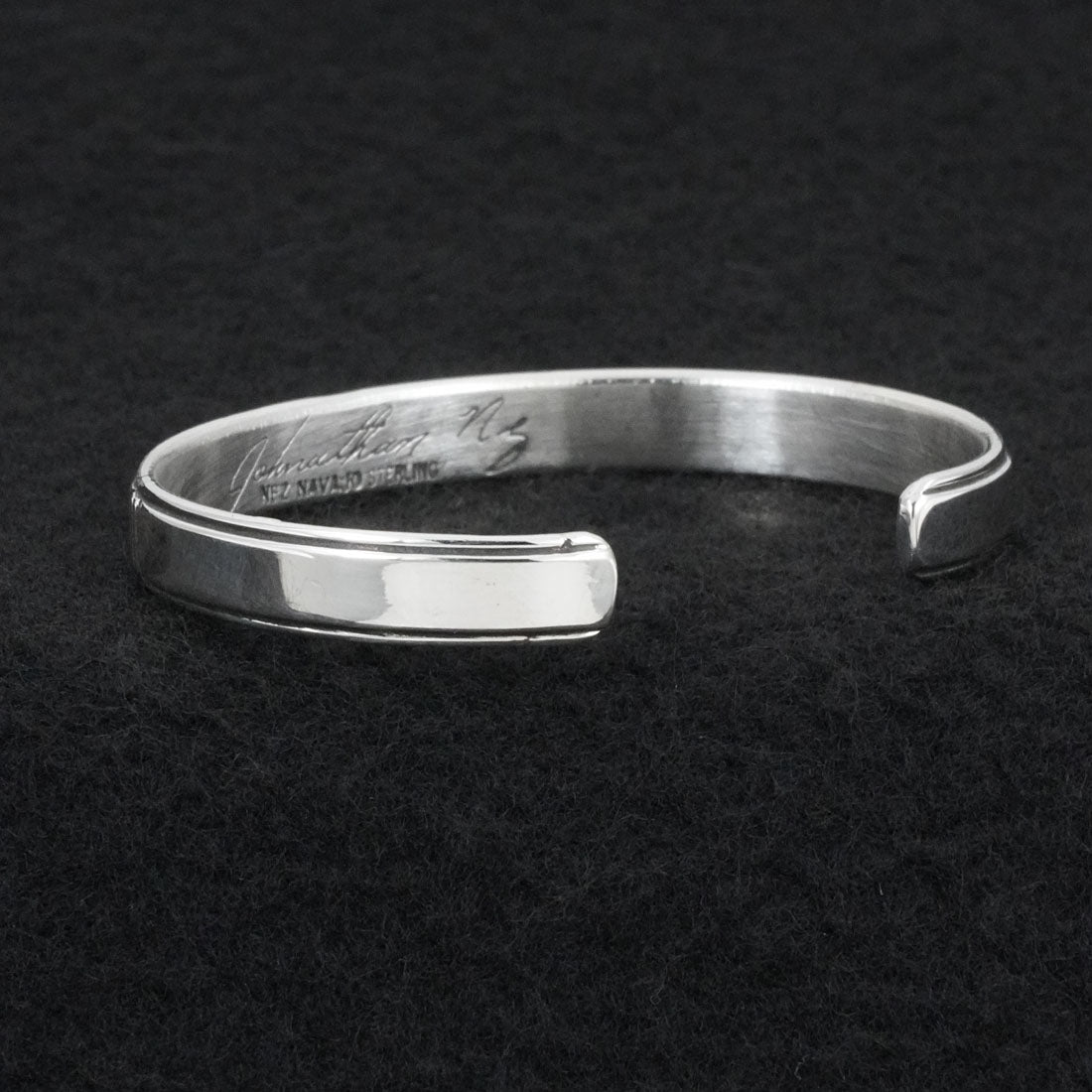 Jonathan Nez Sterling Silver Bracelet