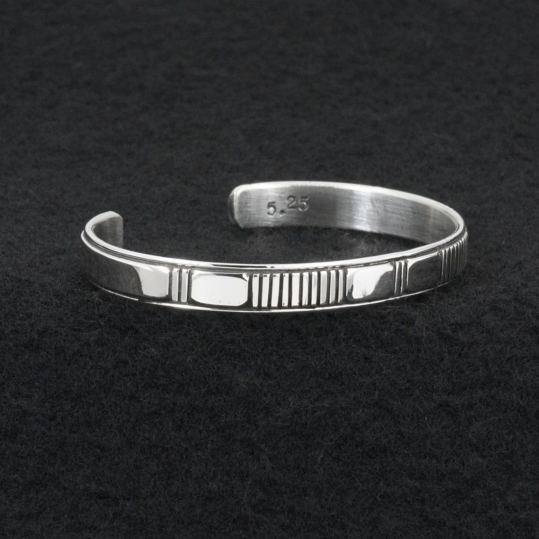 Jonathan Nez Sterling Silver Bracelet