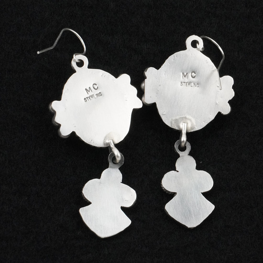 Michael Calladitto Turquoise & Sterling Silver Earrings