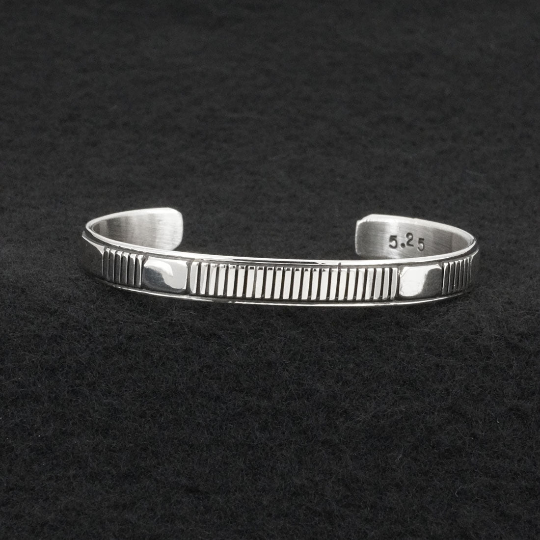 Jonathan Nez Sterling Silver Bracelet