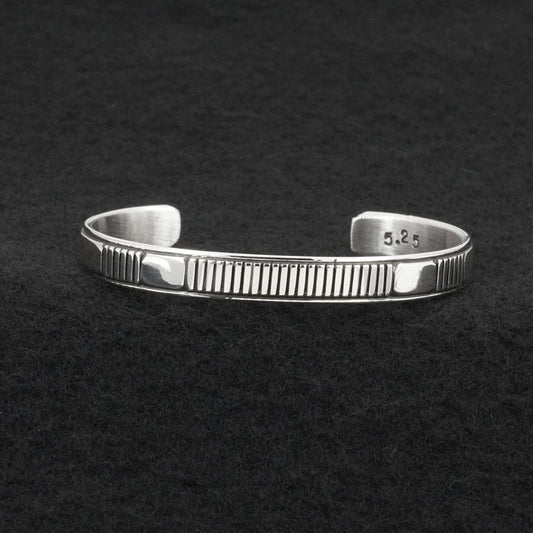 Jonathan Nez Sterling Silver Bracelet