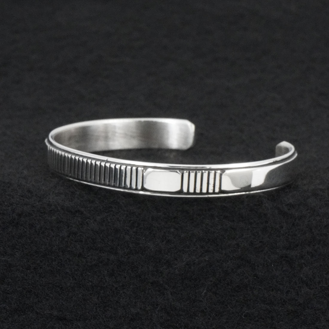 Jonathan Nez Sterling Silver Bracelet
