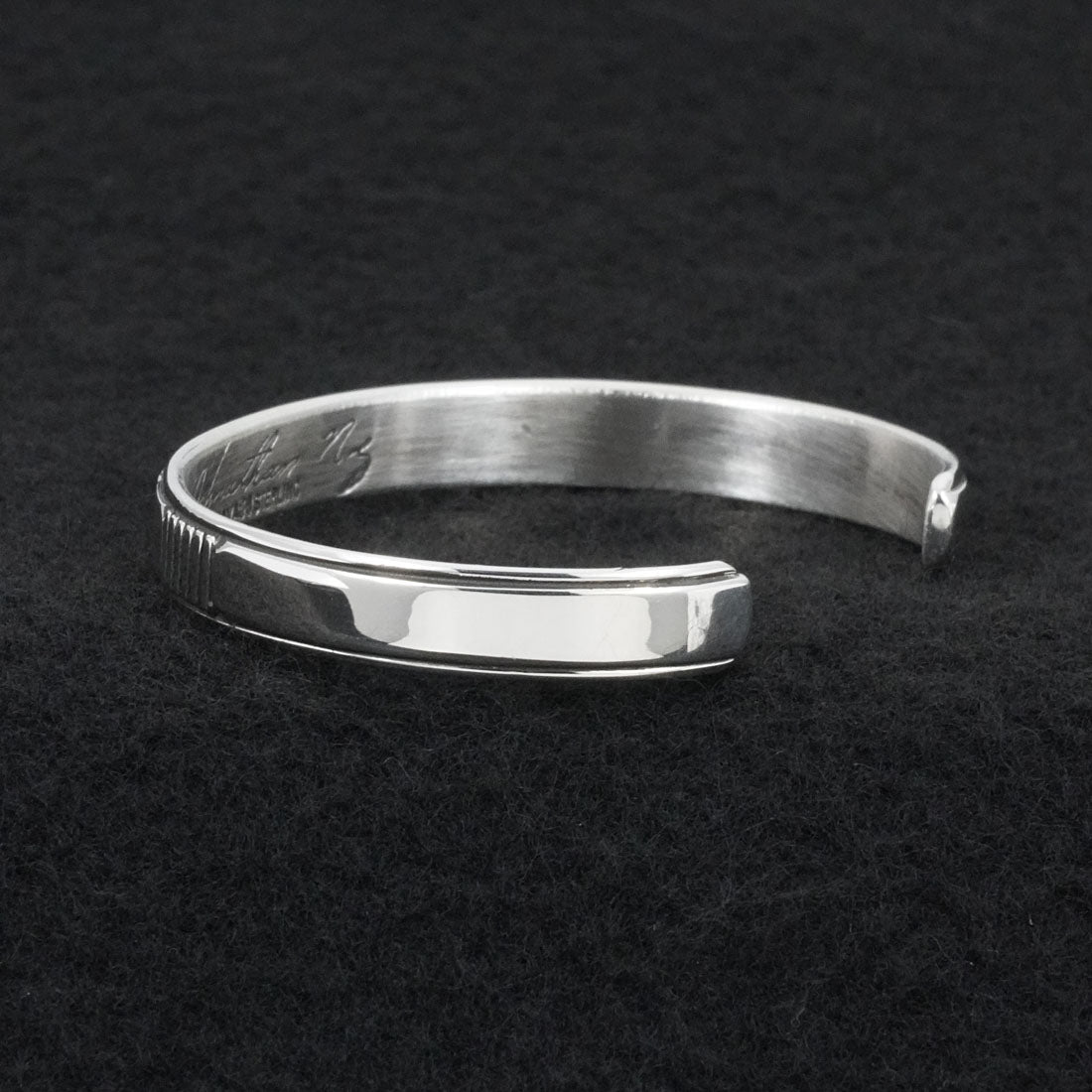 Jonathan Nez Sterling Silver Bracelet
