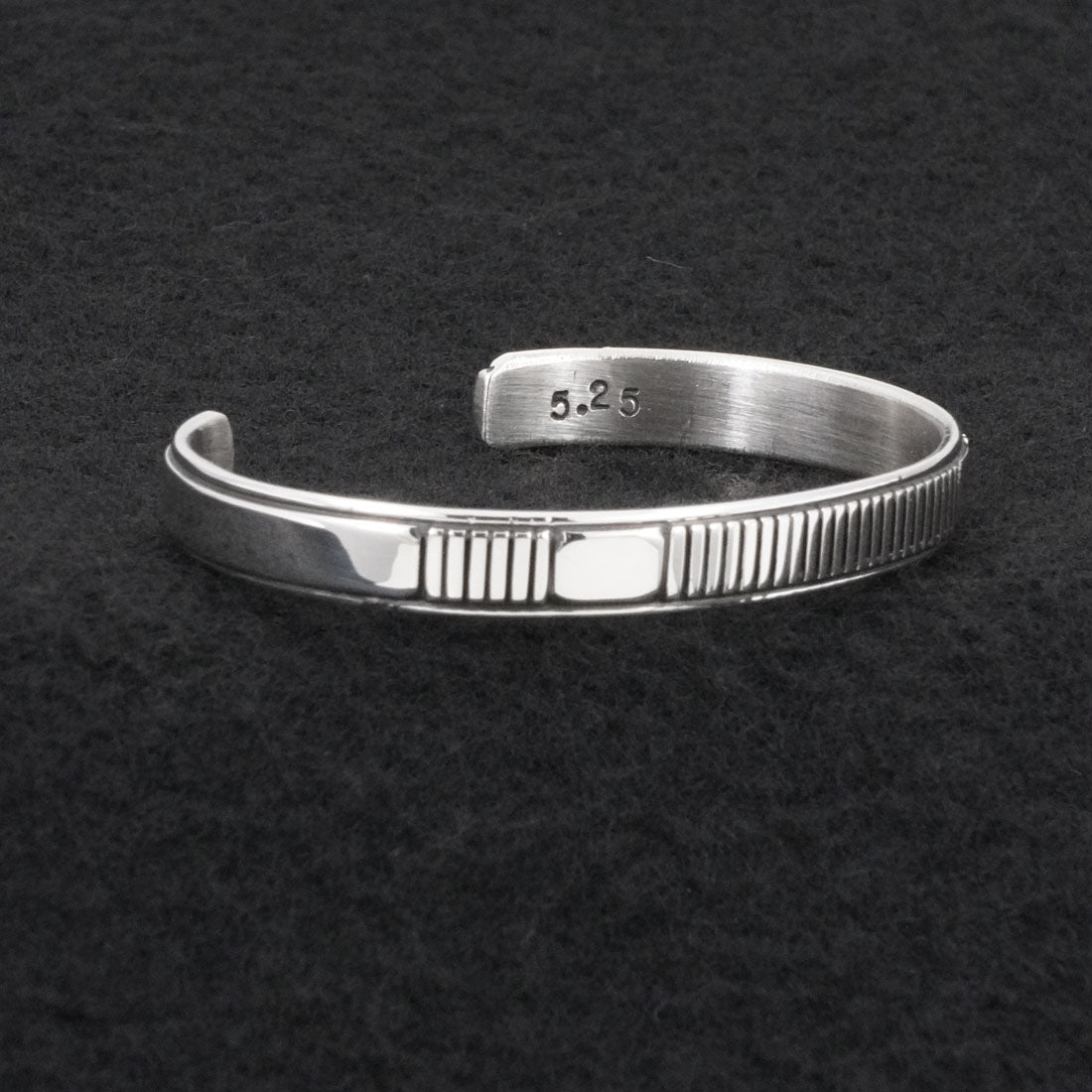 Jonathan Nez Sterling Silver Bracelet
