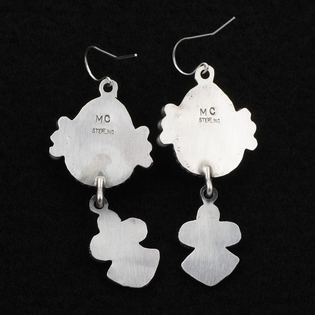 Michael Calladitto Turquoise & Sterling Silver Earrings