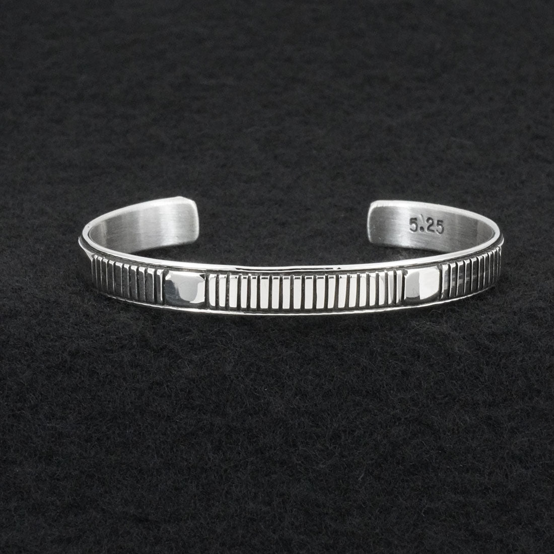 Jonathan Nez Sterling Silver Bracelet