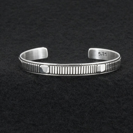 Jonathan Nez Sterling Silver Bracelet
