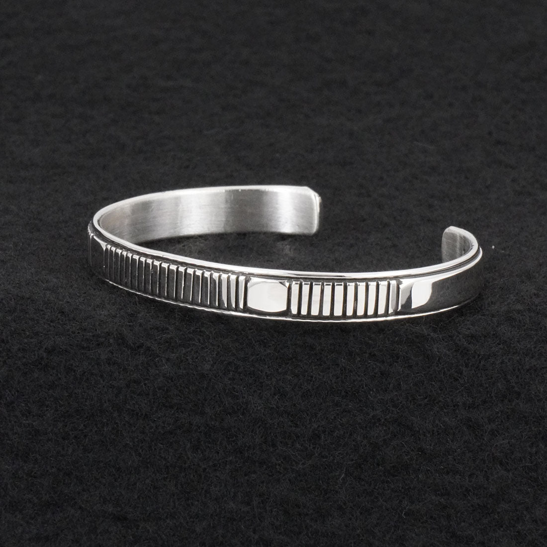 Jonathan Nez Sterling Silver Bracelet