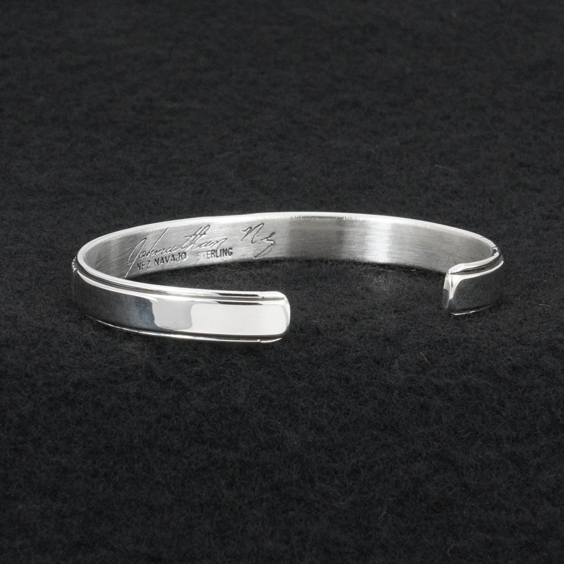 Jonathan Nez Sterling Silver Bracelet