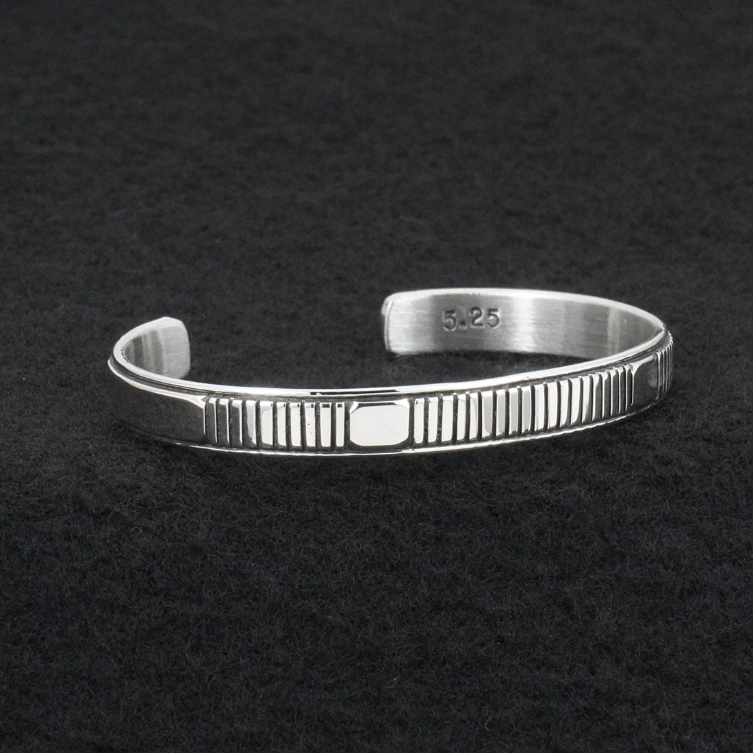Jonathan Nez Sterling Silver Bracelet