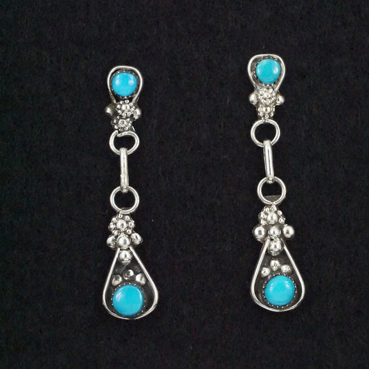 Verdie Booqua Turquoise & Sterling Silver Earrings