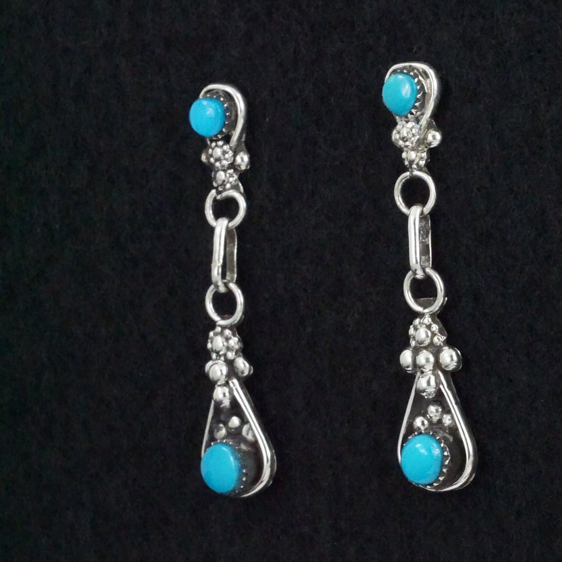 Verdie Booqua Turquoise & Sterling Silver Earrings