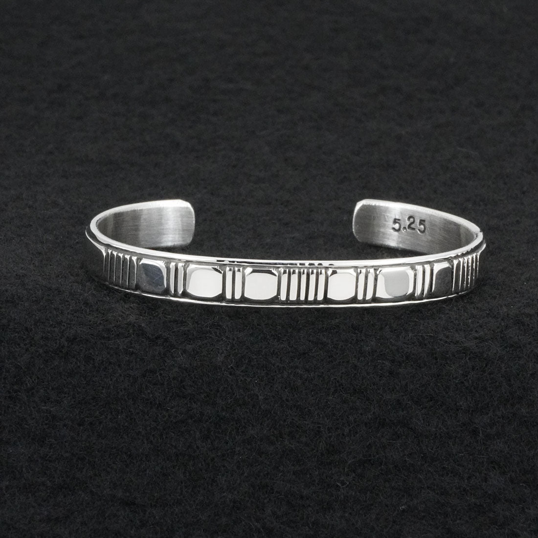 Jonathan Nez Sterling Silver Bracelet