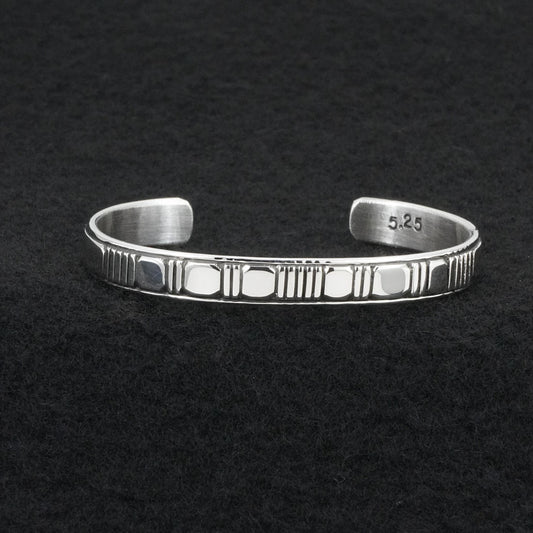 Jonathan Nez Sterling Silver Bracelet