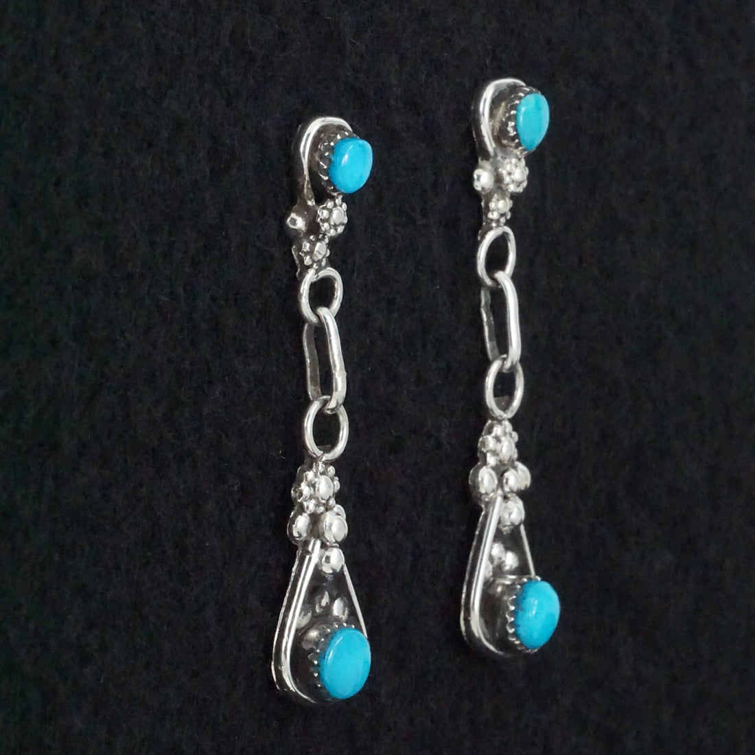 Verdie Booqua Turquoise & Sterling Silver Earrings