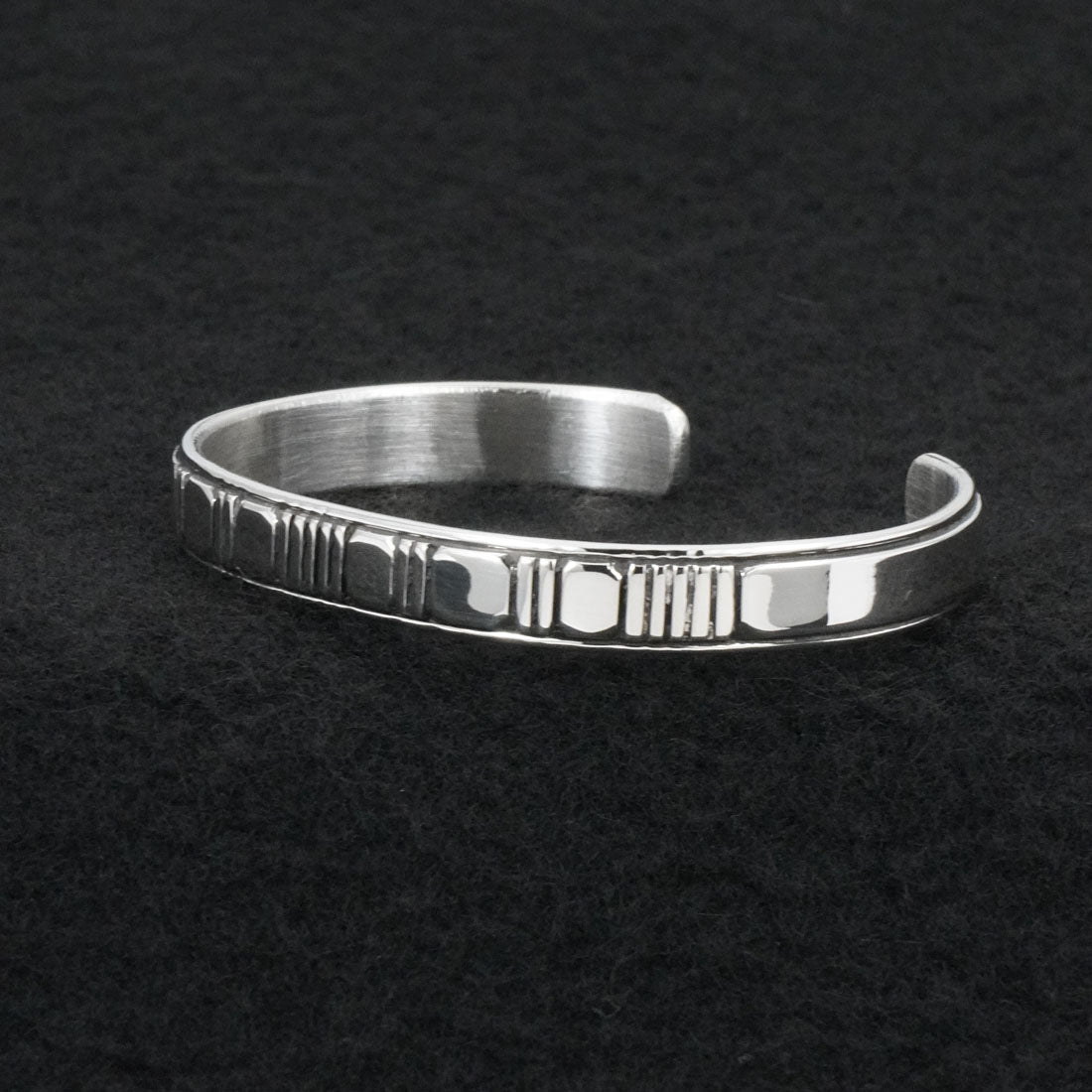 Jonathan Nez Sterling Silver Bracelet