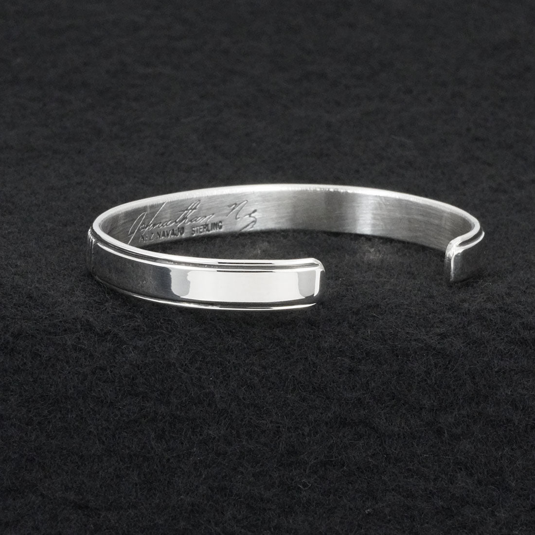 Jonathan Nez Sterling Silver Bracelet