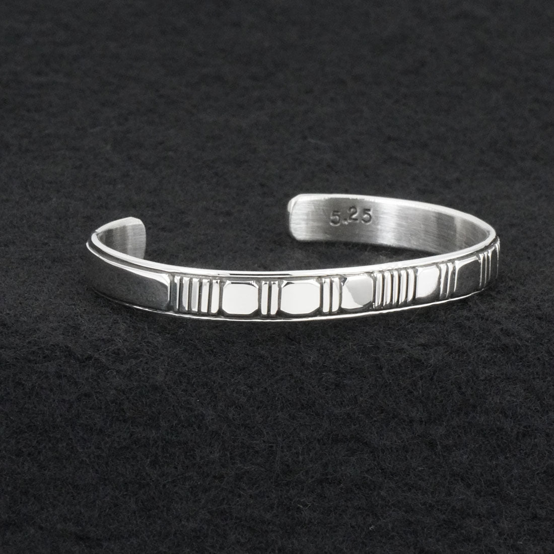 Jonathan Nez Sterling Silver Bracelet