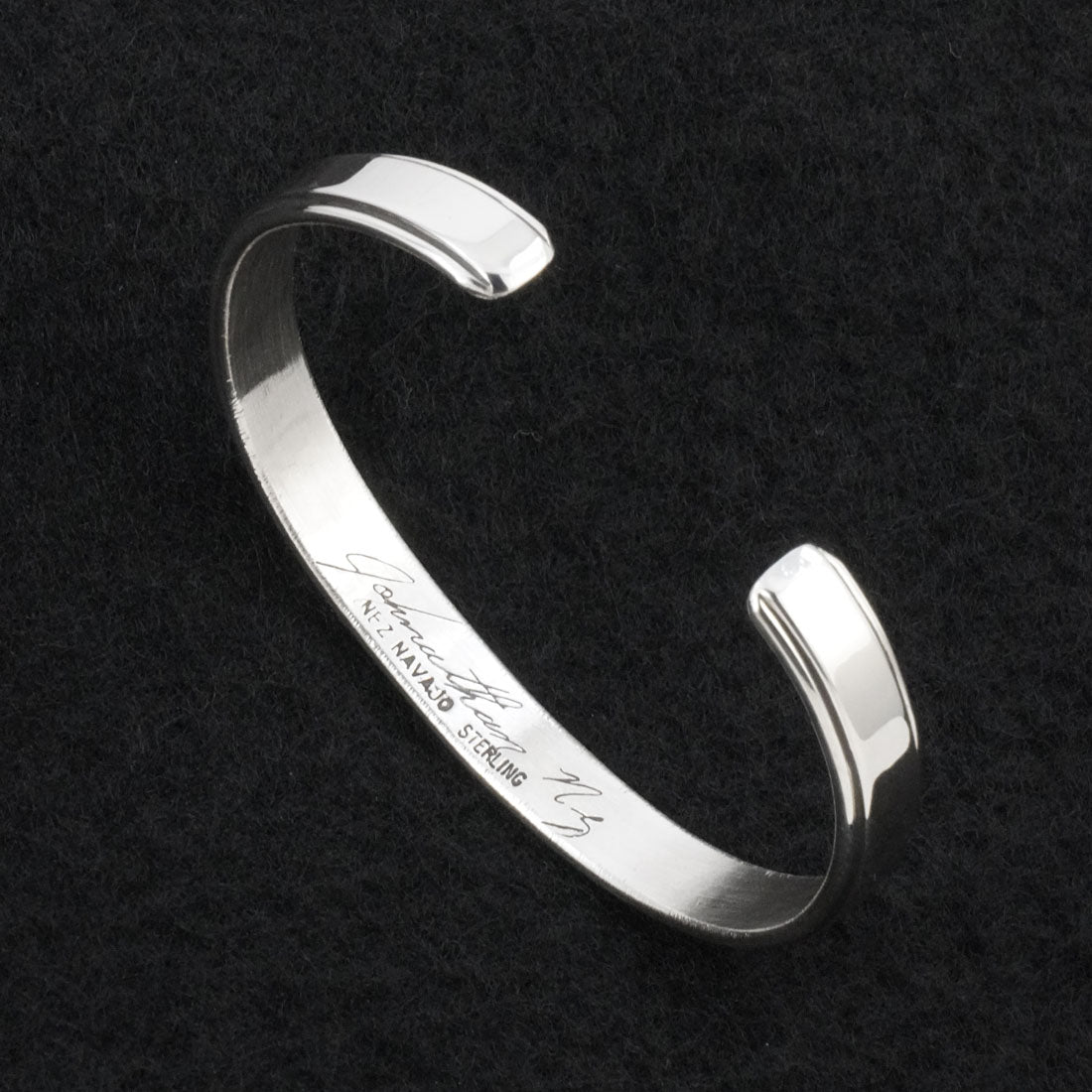 Jonathan Nez Sterling Silver Bracelet