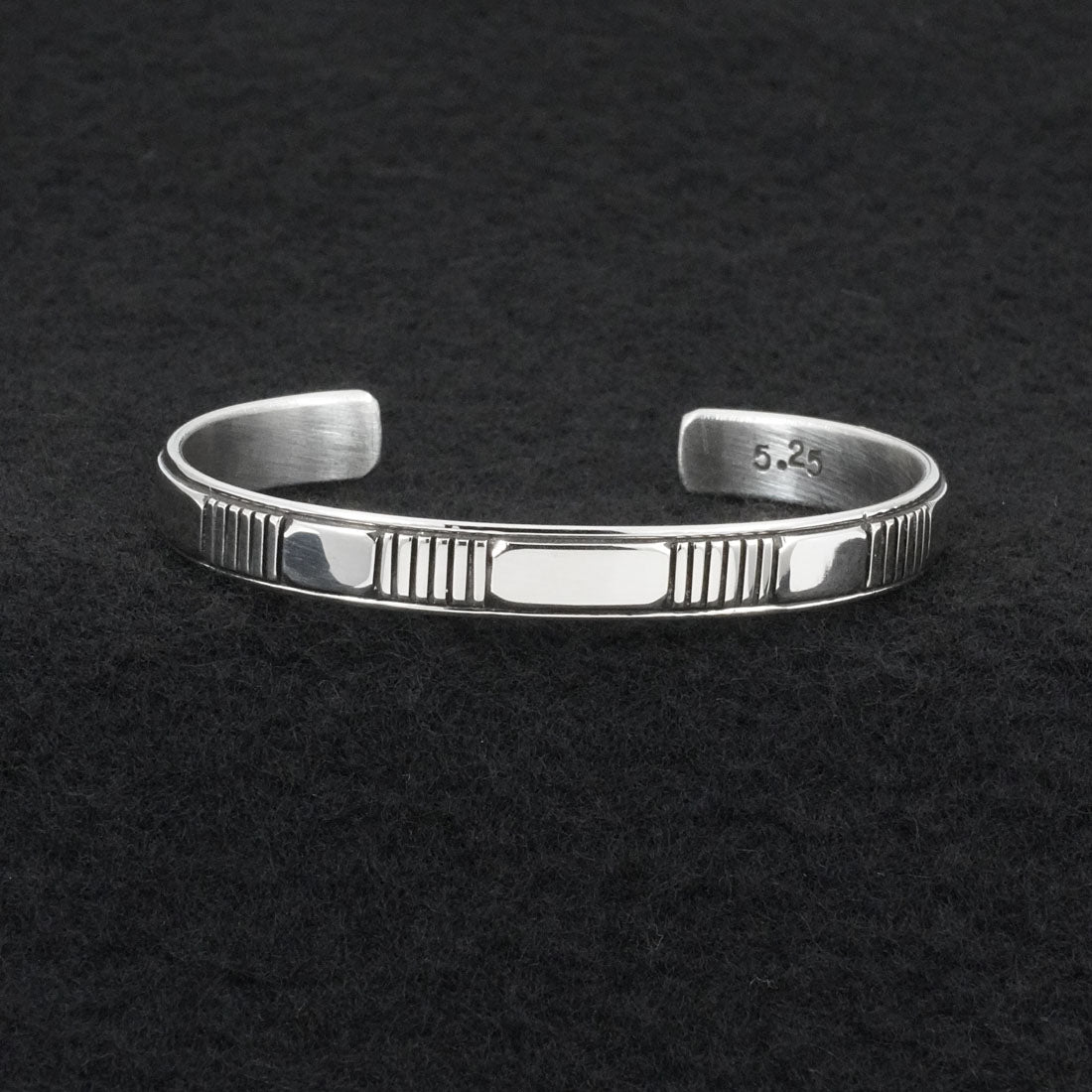Jonathan Nez Sterling Silver Bracelet