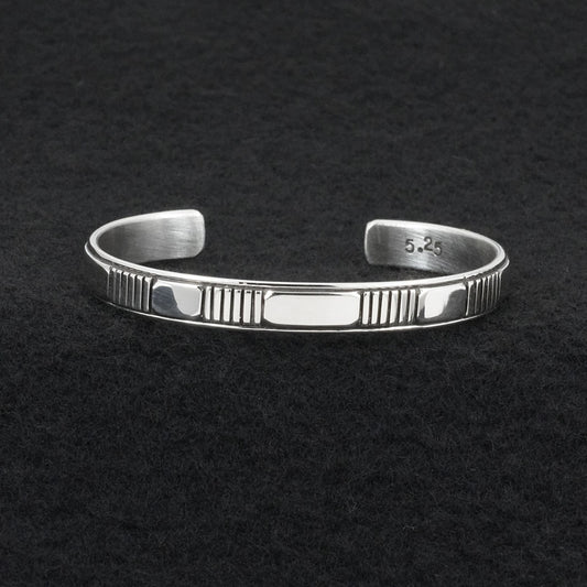 Jonathan Nez Sterling Silver Bracelet