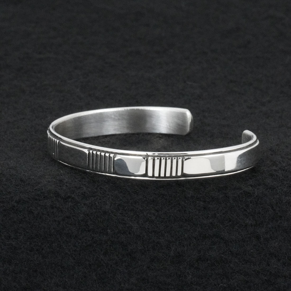 Jonathan Nez Sterling Silver Bracelet