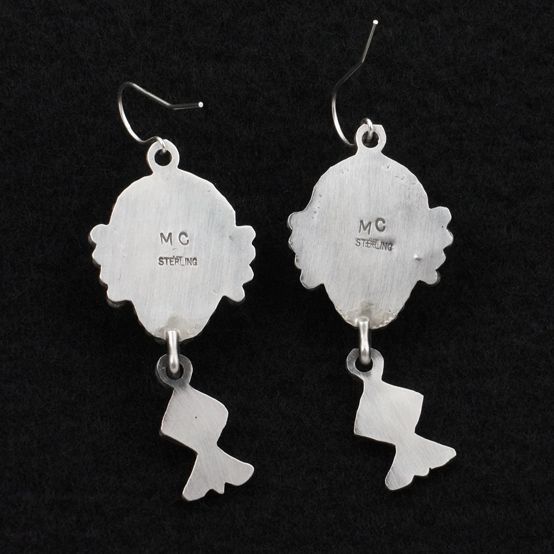 Michael Calladitto Turquoise & Sterling Silver Earrings