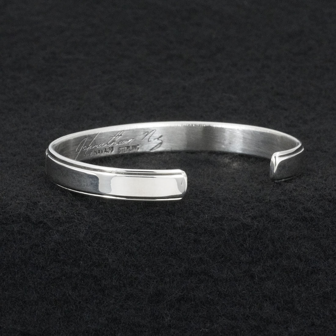 Jonathan Nez Sterling Silver Bracelet
