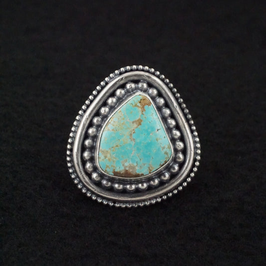 Marita Benally Turquoise & Sterling Silver Ring Size 7