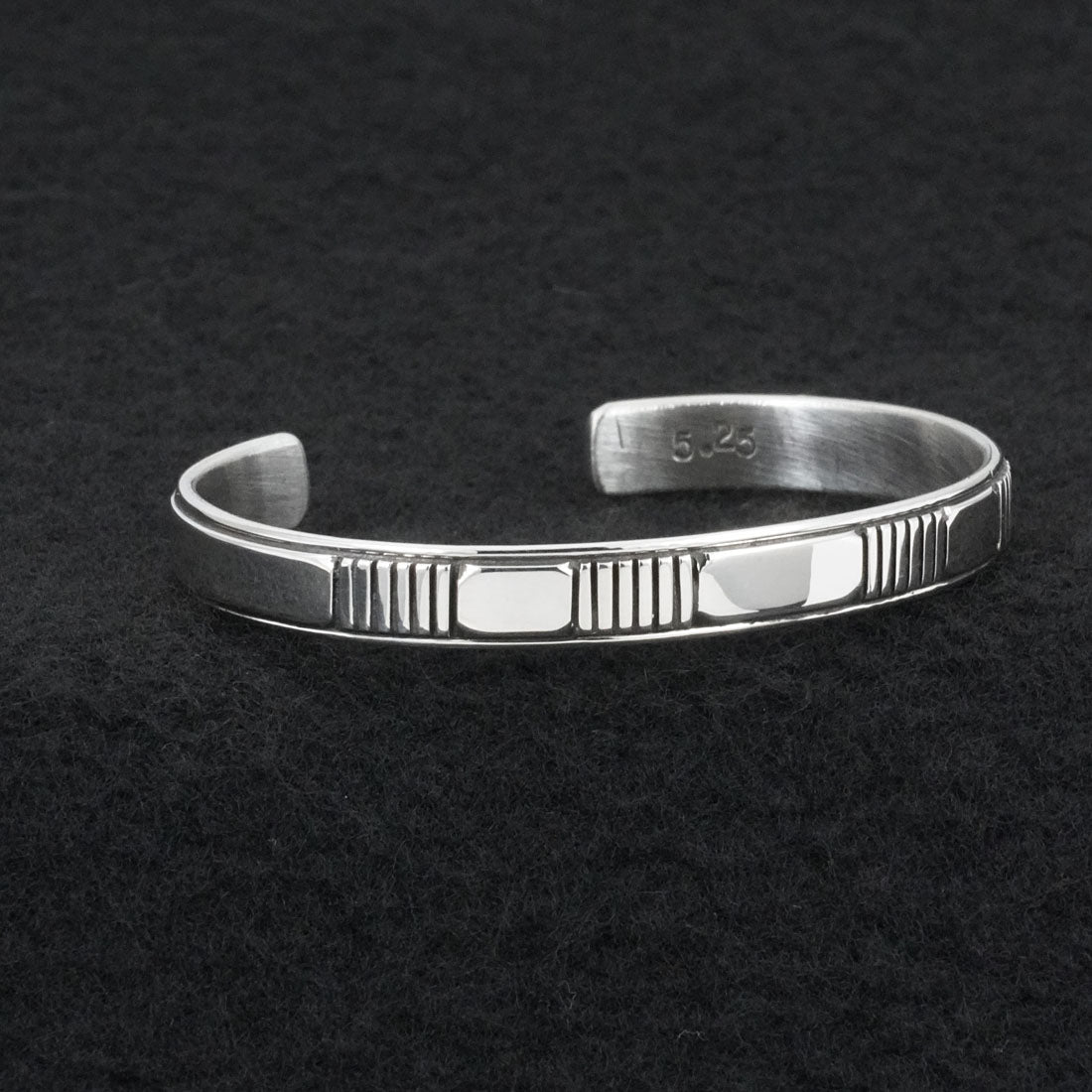 Jonathan Nez Sterling Silver Bracelet