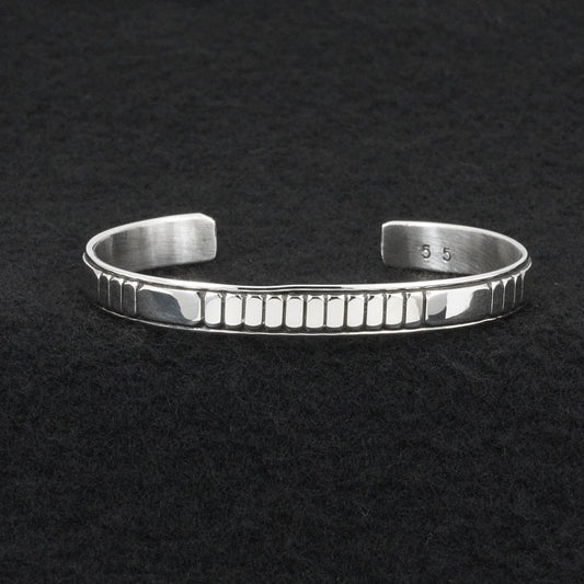 Jonathan Nez Sterling Silver Bracelet