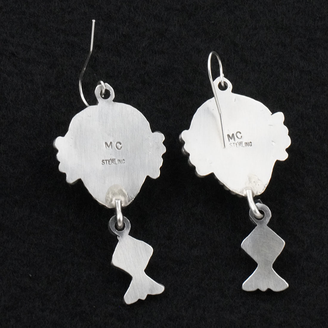Michael Calladitto Turquoise & Sterling Silver Earrings