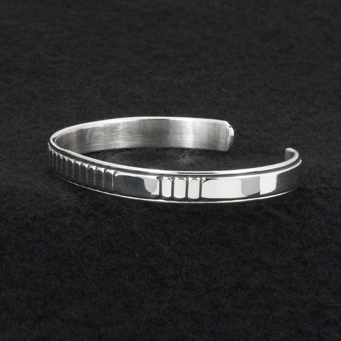Jonathan Nez Sterling Silver Bracelet
