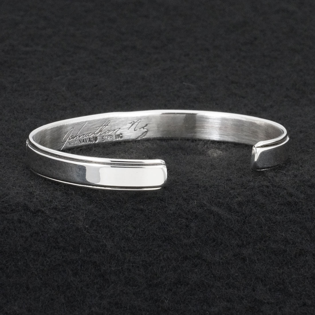 Jonathan Nez Sterling Silver Bracelet