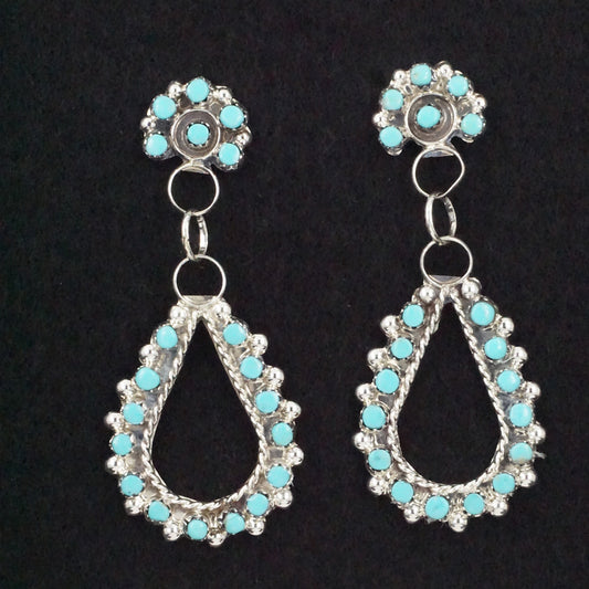 Joanne Cheama Turquoise & Sterling Silver Earrings